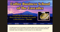 Desktop Screenshot of cascadecoffeeschool.com